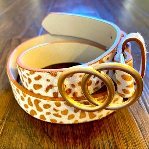 Altar’d State Giraffe Print Belt Size Small